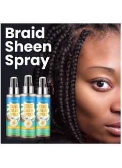 Luxfume 120ml Braid Sheen Spray Extra Shine & Long-Lasting Sheen Braid Conditioner Moisturizer helps Soothe Dryness for Long Braid Holds Anti- Itching Smoothing Braid Dreadlocks Hair Spray  - Image 5