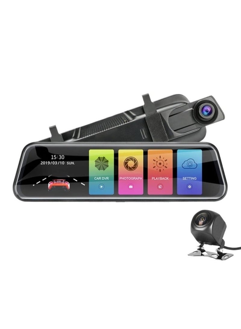 Denx Dash cam 4K equipped with front and rear mirrors - Image 2