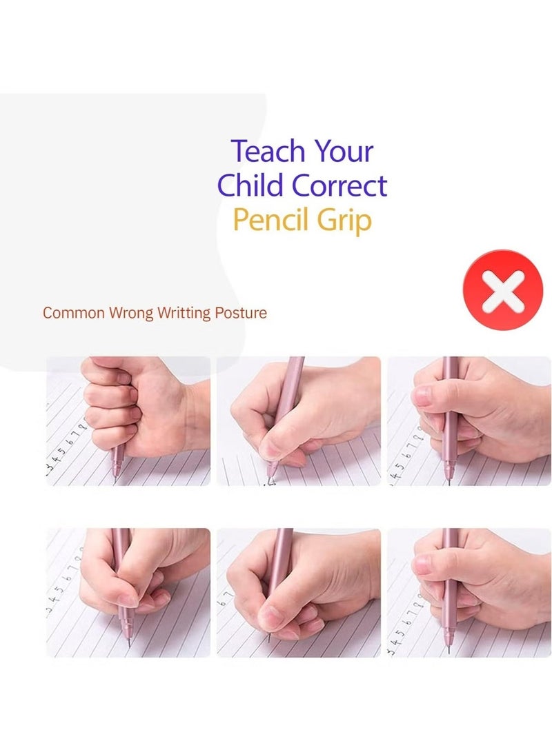 حديقة الألعاب طقم كراسة التدريب السحرية باللغة العربية 4 قطع كتاب تتبع الكتابة اليدوية قابل لإعادة الاستخدام لتعليم الحروف والرسم والكتابة للأطفال يتضمن أقلام ومقابض أداة تعلم تعليمية عالية الجودة وهدية مميزة - Image 5