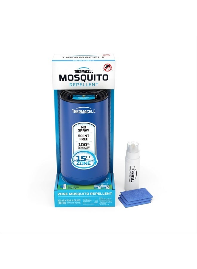 THERMACELL Mosquito Repeller Patio Shield; Includes 12-Hour Refill; 15 Foot Zone of Protection; Highly Effective Mosquito Repellent for Patio; Deet Free Bug Spray Alternative; Scent Free - Image 1