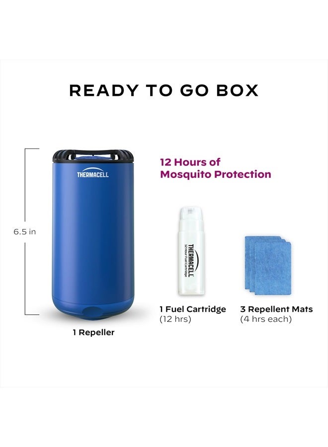 THERMACELL Mosquito Repeller Patio Shield; Includes 12-Hour Refill; 15 Foot Zone of Protection; Highly Effective Mosquito Repellent for Patio; Deet Free Bug Spray Alternative; Scent Free - Image 3