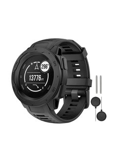 Y&D Watch Band Waterproof Wristband Strap for Garmin Instinct Soft Silicone Replacement 2 Solar Tactical with Adapter Tools  - Image 1