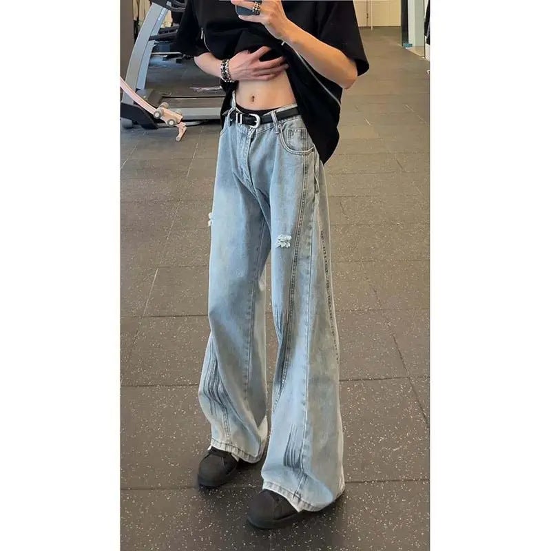 Unisex Casual Daily Denim Jeans - Image 1