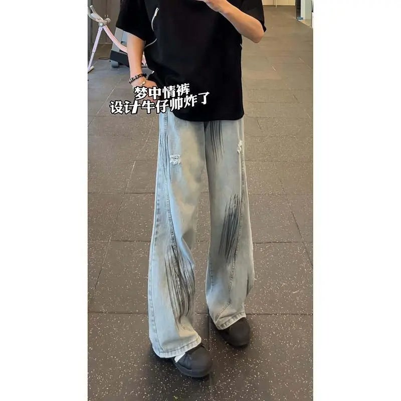 Unisex Casual Daily Denim Jeans - Image 5