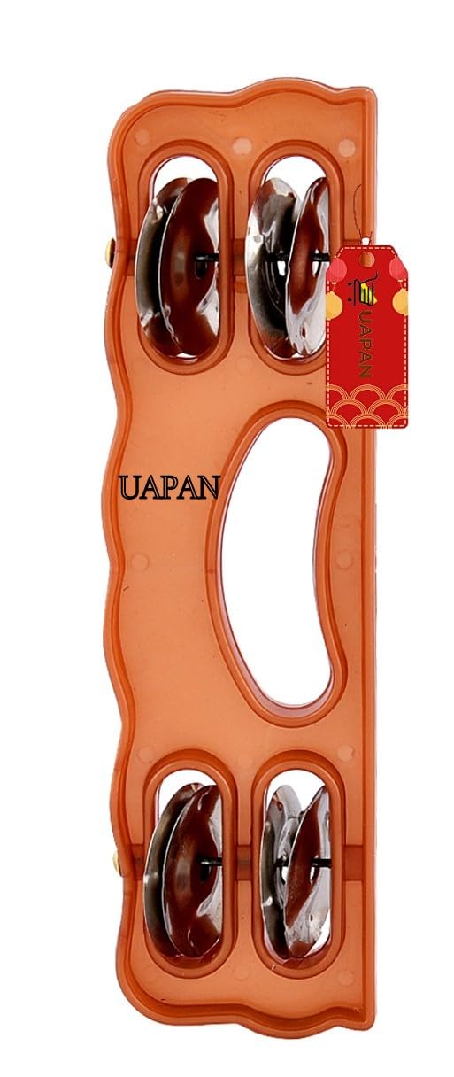 UAPAN Plastic Kartal Musical Instrument I Narad Muni Kartal for Kirtan I Bhajan Musical Instrument I Pair of 1 - Image 3
