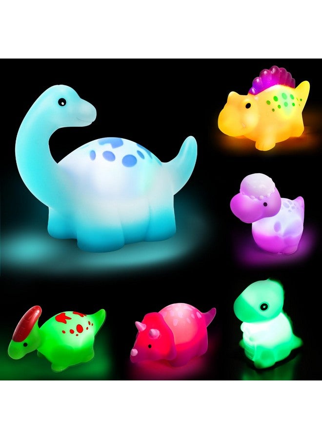 Toy Dinosaur Bath Toys For Kids 3 4 5 8 Light Up Bath Toys For Toddler Boys Toys Baby Bath Toys For Infants Toddler Bath Toys Bathtub Toys For Toddlers Girl No Hole Bath Toys Kids Bath Time Toys - Image 1
