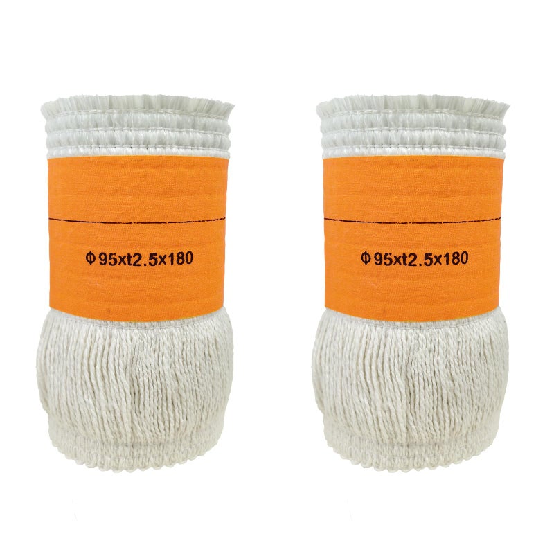 GnDaYoug 95x2.5Tx180mm Kerosene Heater Wick, Smokeless Fiberglass and Cotton Replacement Wick for Indoor Outdoor Use, Fits Most Kerosene Heaters and Oil Lamps (2-Pack) - Image 1