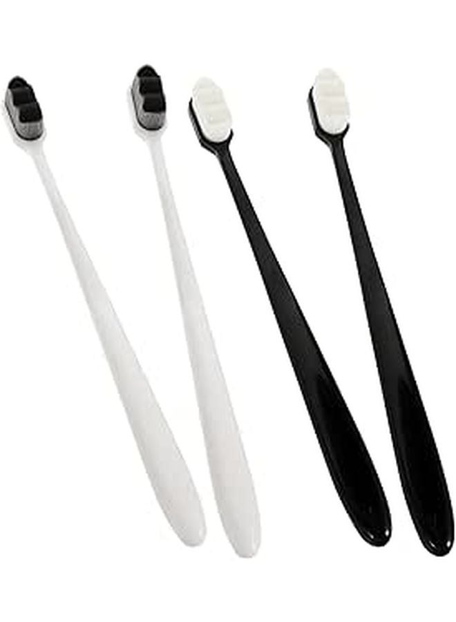 Wavy Soft Bristle Toothbrush 4 Pack Deep Cleaning For Adults And Pregnant Women - Image 1