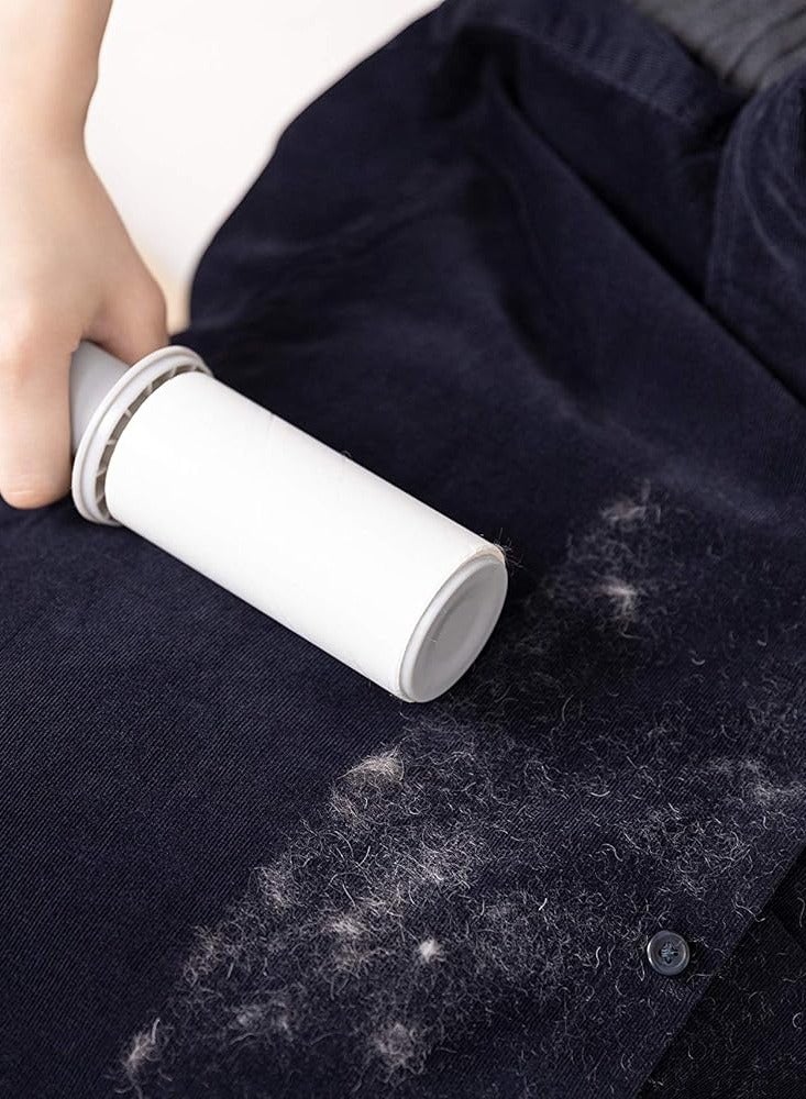 Generic Portable cat Pet Hair Remover Roller for Couch Clothes Furniture Carpet,Lint Roller Replaceable Paper Core with storage box - Image 3
