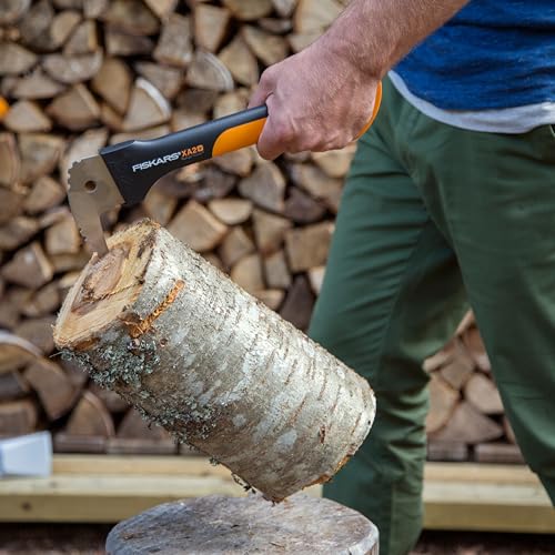 Fiskars 12" Hookaroon - Non-Slip Grip Handle with Pointed, Angled Blade - Landscaping Tool for Rotating, Dragging, Stacking Logs - Black/Orange - Image 2
