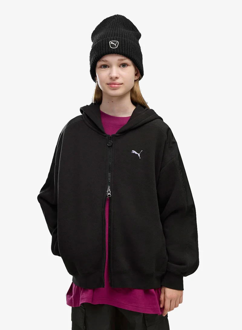 Puma Youth T7 Midnight Shadow Oversized Hoodie