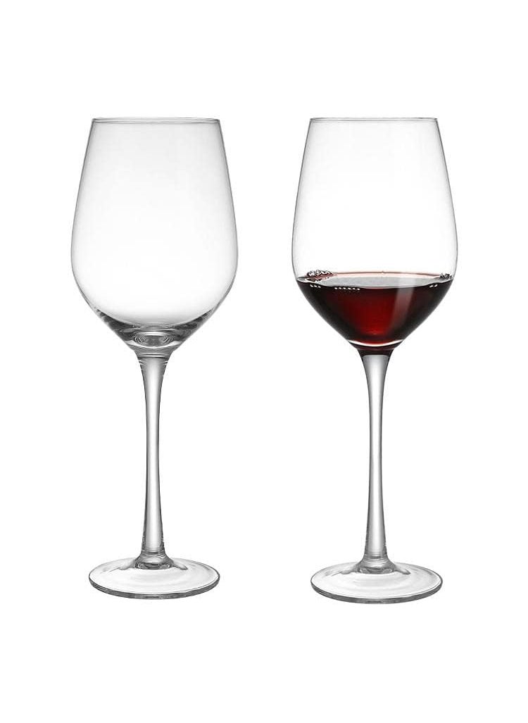 BLISS START BLISS START 450ml Italian Style Glasses Set of 4 Lead Free Shatter Resistant Thin Strong Glasses Elegant Glasses for Home Bar Office  - Image 3