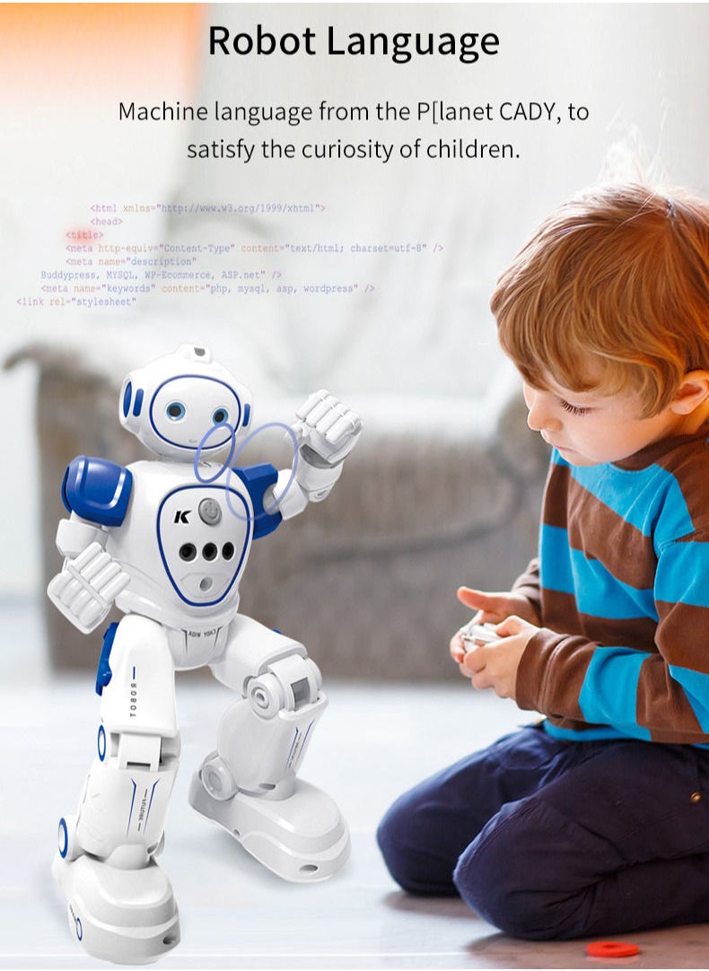 JJR/C - RC Robots Toy for Kids, Programmable Intelligent Educational Smart Robot Walking Dancing Interactive Robot Toy Gift with Remote Gesture Sensing Robot Birthday Gift for Kids Child Boys Girls Aged 3-12 - Image 1