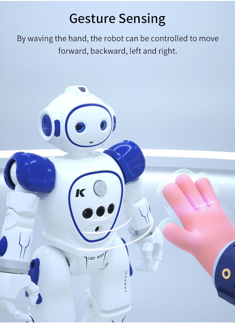 JJR/C - RC Robots Toy for Kids, Programmable Intelligent Educational Smart Robot Walking Dancing Interactive Robot Toy Gift with Remote Gesture Sensing Robot Birthday Gift for Kids Child Boys Girls Aged 3-12 - Image 1