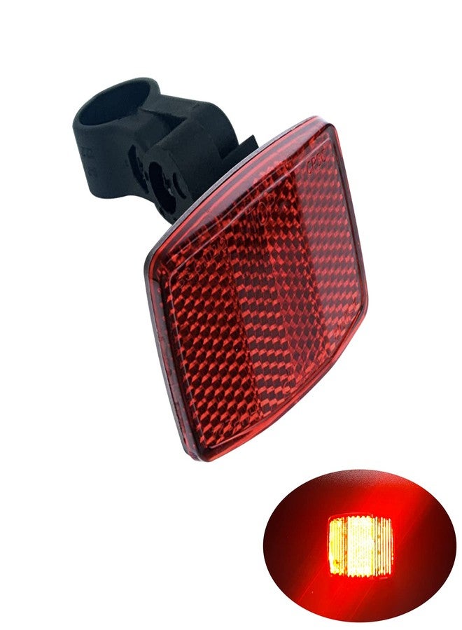 WELNENT Bicycle Reflector Kit JIS/BS/AS/CCC/GB/T/CPSC Rear Warning (Red, 桅25.4mm / 1.0in) - Image 1