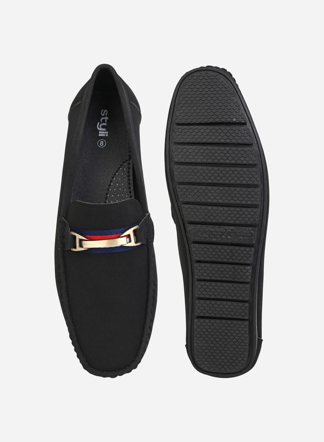 ستايلي مشبك من الجلد الصناعي الانزلاق على المتسكعون - Image 5