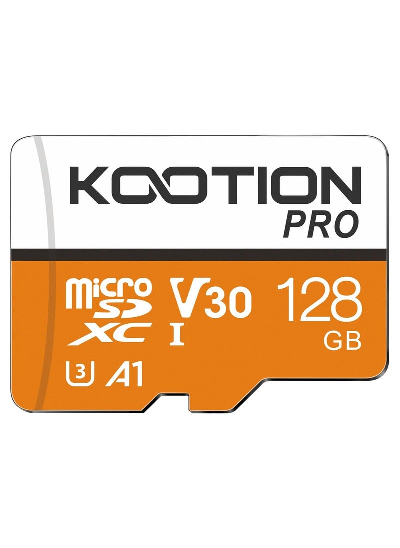 Kotion - KOOTION 128GB Micro SDXC UHS-I U3 V30 A1 Memory Card - High Speed TF Card for Phone, Camera - Image 1