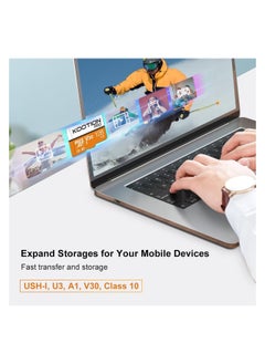 Kotion KOOTION 128GB Micro SDXC UHS-I U3 V30 A1 Memory Card - High Speed TF Card for Phone, Camera  - Image 4