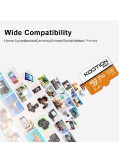 Kotion KOOTION 128GB Micro SDXC UHS-I U3 V30 A1 Memory Card - High Speed TF Card for Phone, Camera  - Image 3