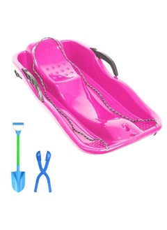 BLOOMING TIME Portable Snow Sled Sand Grass Skiing with Pull Rope  - Image 2