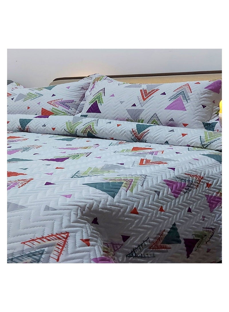 Family Bed Coverlet Set Cotton 3 pieces size 240 x 240 cm model 149 from Family Bed - Image 2