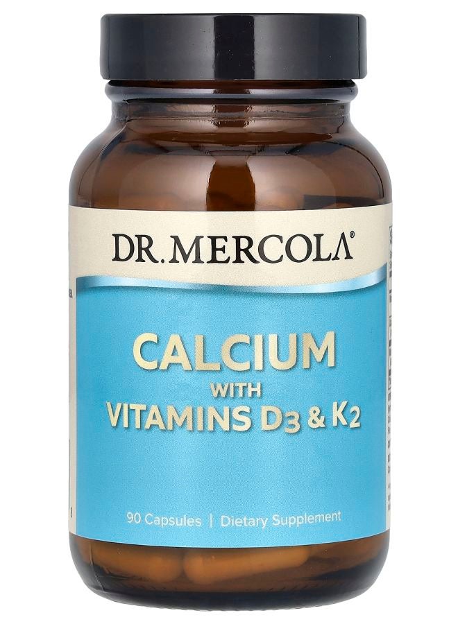 Calcium with Vitamins D3 & K2 90 Capsules