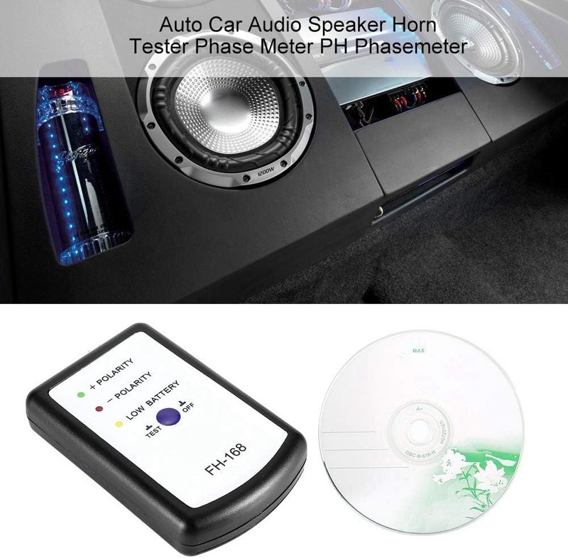 كلاراكو جهاز اختبار بوق السيارة، مقياس طور مكبر صوت السيارة يمكن استخدامه لاختبار قطبية مكبر الصوت، لاستكشاف أخطاء السيارة وإصلاحها واختبار أنظمة الصوت - Image 5