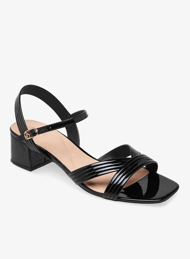 سيليست Women Block Heel Ankle Strap Sandals