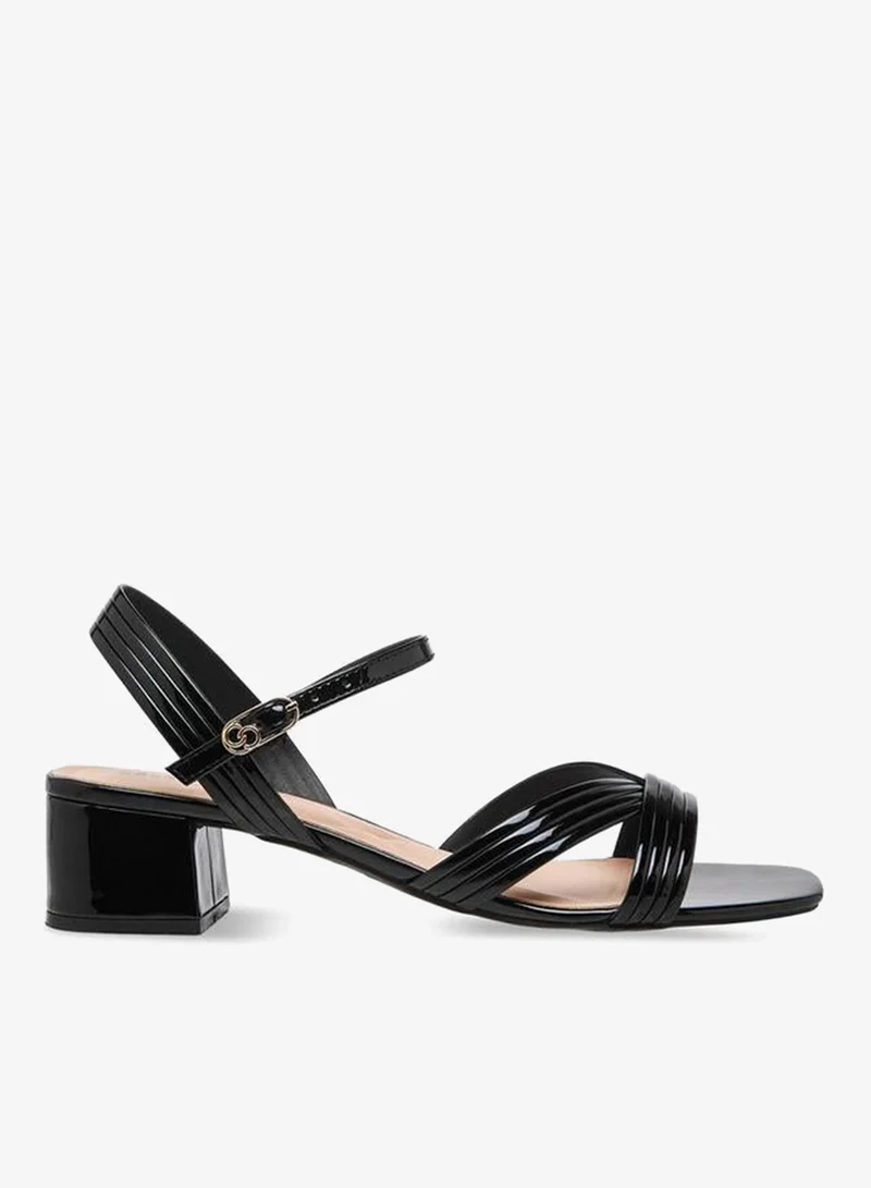 سيليست Women Block Heel Ankle Strap Sandals