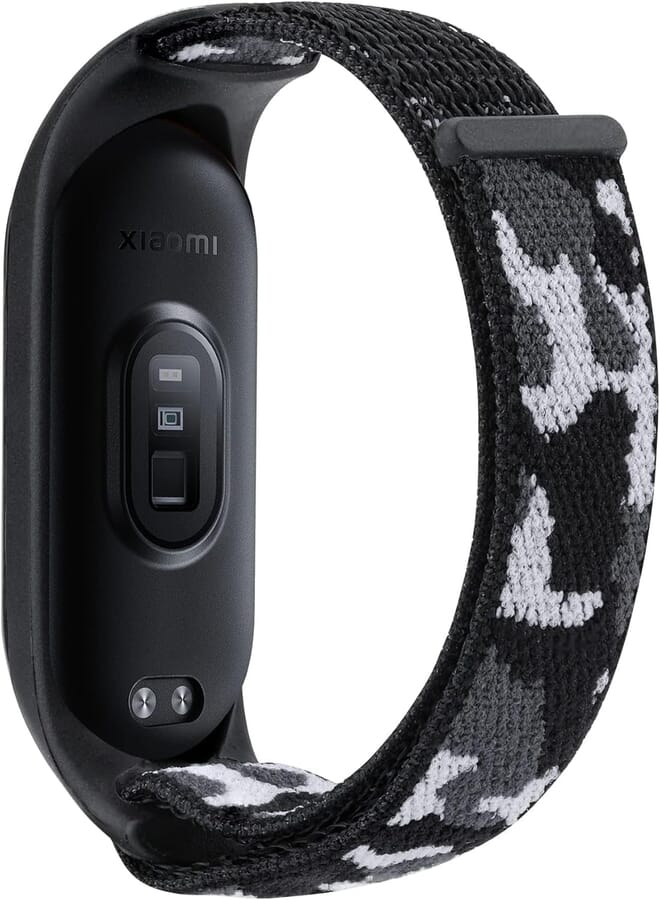 Next Store Watch Band Compatible with Xiaomi Mi band 3/4/5/6/7, Nylon Strap with Built-in Colors, Stylish and Comfortable Design, Perfect for Sports and Daily Use.