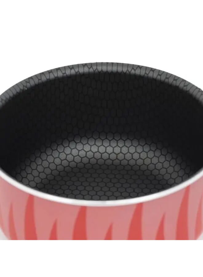 RED FLAME Tefal Red Flame Cooking Pot, 22 Cm - Red  - Image 3
