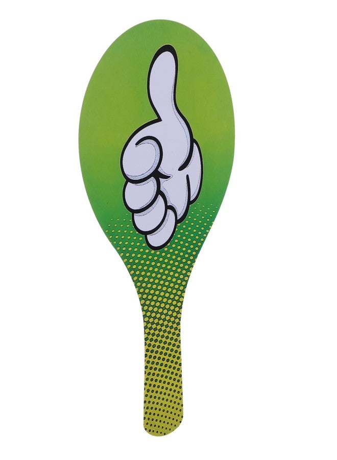 SHINEOFI Thumbs Up Thumbs Down Paddles Yes No Paddles Signs Green Red True False Paddles Answer Paddles for Classroom Voting Teacher Classroom Event Supplies - Image 1
