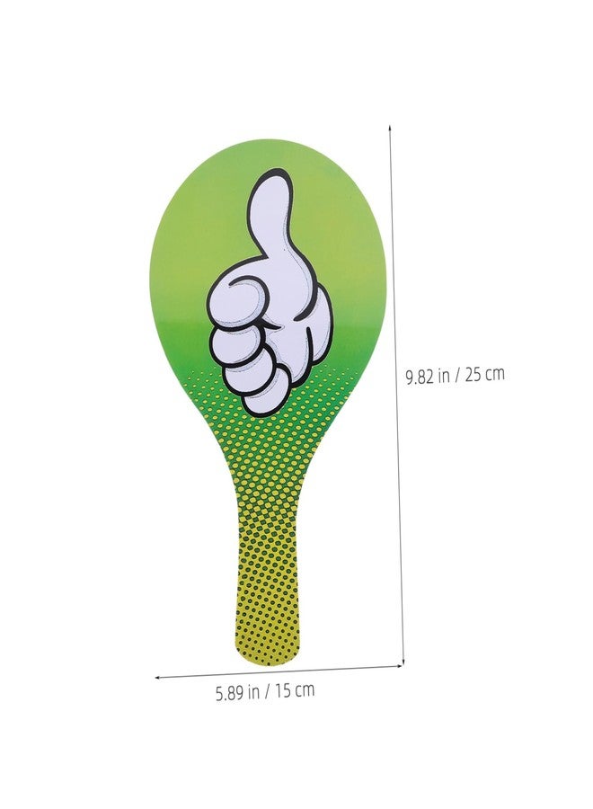 SHINEOFI Thumbs Up Thumbs Down Paddles Yes No Paddles Signs Green Red True False Paddles Answer Paddles for Classroom Voting Teacher Classroom Event Supplies - Image 3