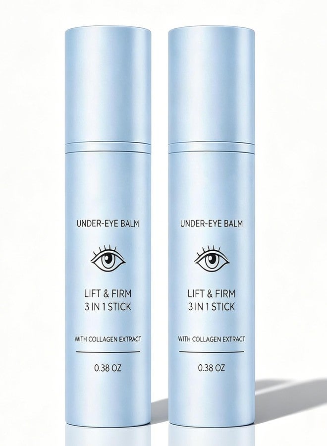 Under Eye Balm, Hydrating & Smoothing Eye Balm for Dark Circles, Puffiness, Wrinkles and Under-Eye Bags, All Skin Types（2PCS） - Image 1