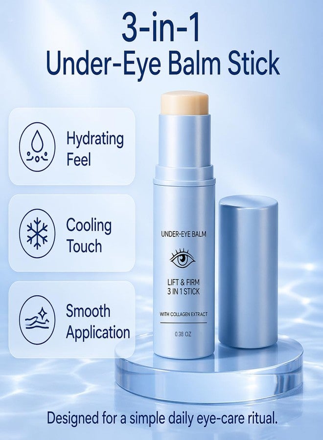 Under Eye Balm, Hydrating & Smoothing Eye Balm for Dark Circles, Puffiness, Wrinkles and Under-Eye Bags, All Skin Types（2PCS） - Image 5