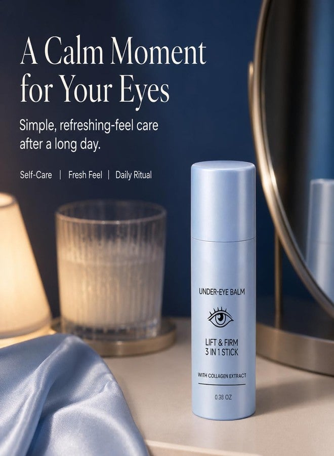 Under Eye Balm, Hydrating & Smoothing Eye Balm for Dark Circles, Puffiness, Wrinkles and Under-Eye Bags, All Skin Types（2PCS） - Image 2