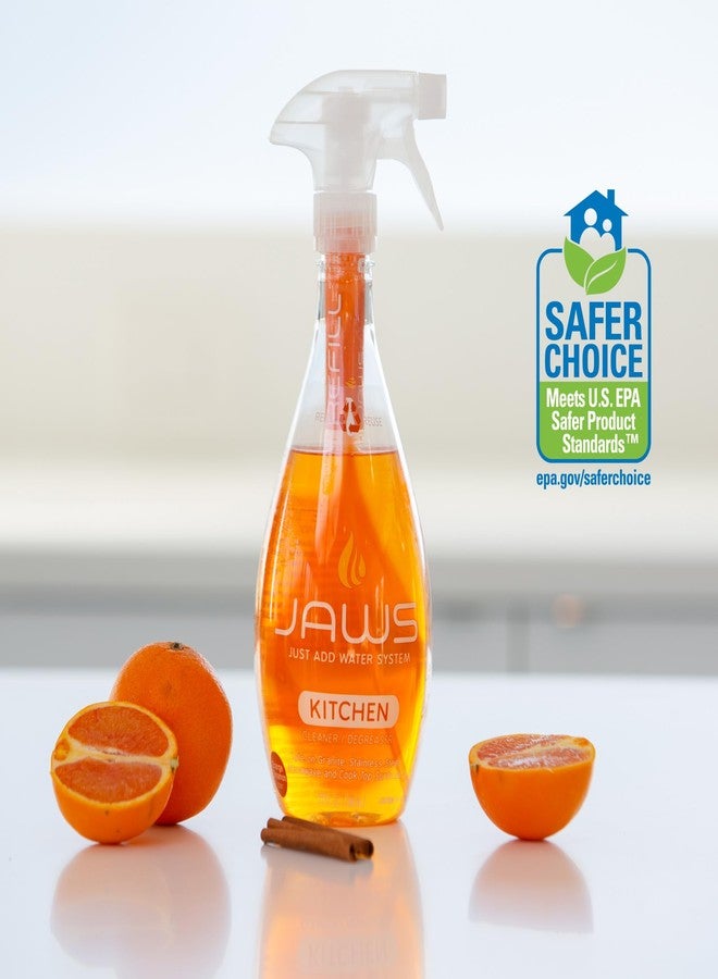 JAWS Cleaner Multi-Surface Kitchen Cleaner Bottle and 2 Refill Pods. Refillable Cleaning Supplies. - Image 4