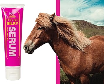 NAF Its So Silky Serum 100ml Detangling Conditioning Serum for Horse Manes Tails Leaves a Soft Glossy Finish NonGreasy Easy to Apply - Image 2