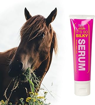 NAF Its So Silky Serum 100ml Detangling Conditioning Serum for Horse Manes Tails Leaves a Soft Glossy Finish NonGreasy Easy to Apply - Image 3