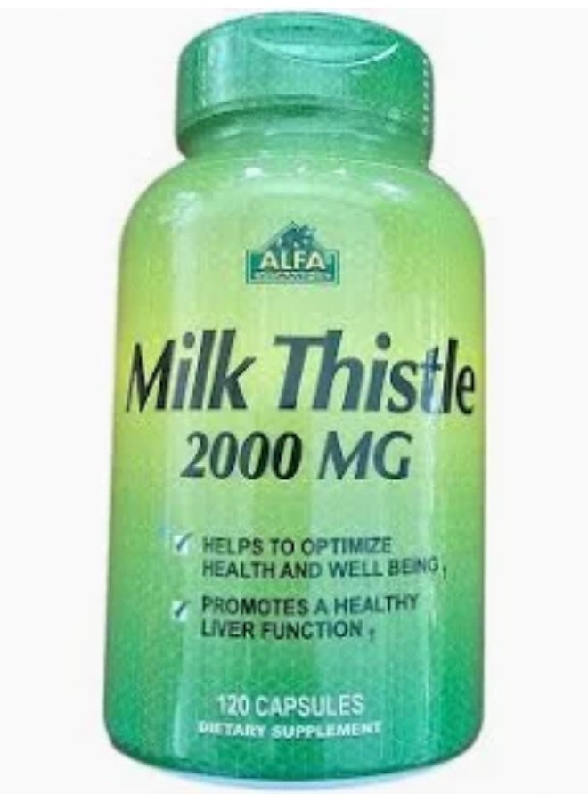 ALFA VIT MILK THISTLE 2000MG CAP 120S