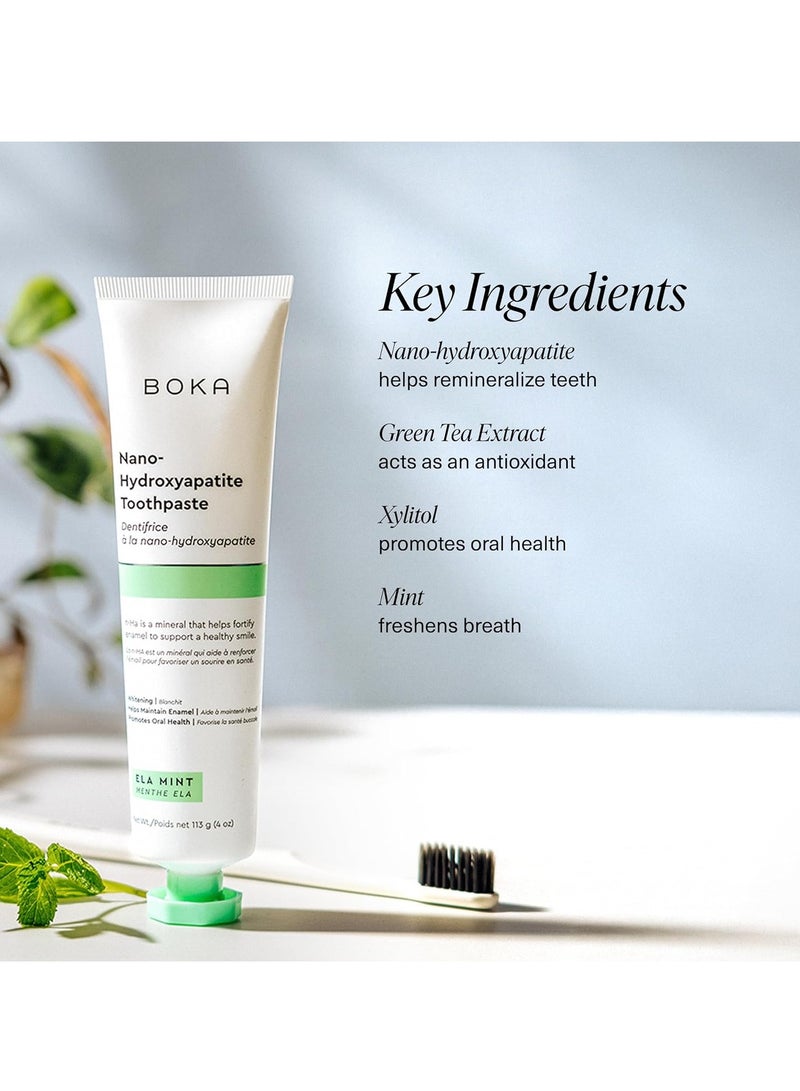 BOKA Boka Nano Hydroxyapatite toothpaste Ela Mint Flavor, 113g - Image 5