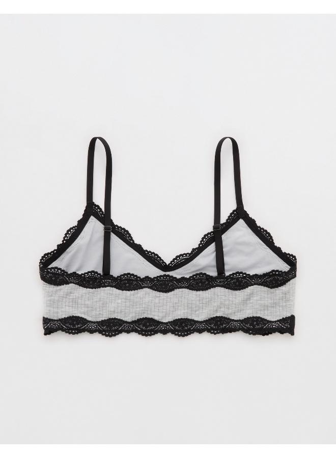 Aerie Superchill Cotton Rib Bralette - Image 3