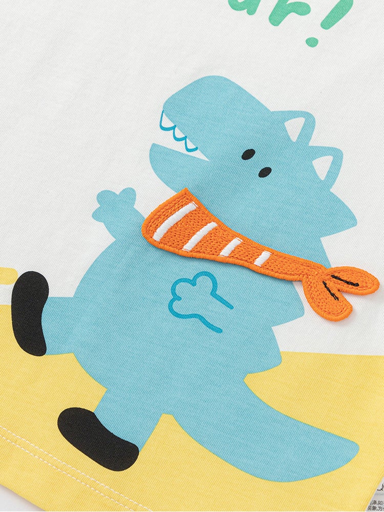 Balabala Boys' T-Shirt With Front Print - Image 5