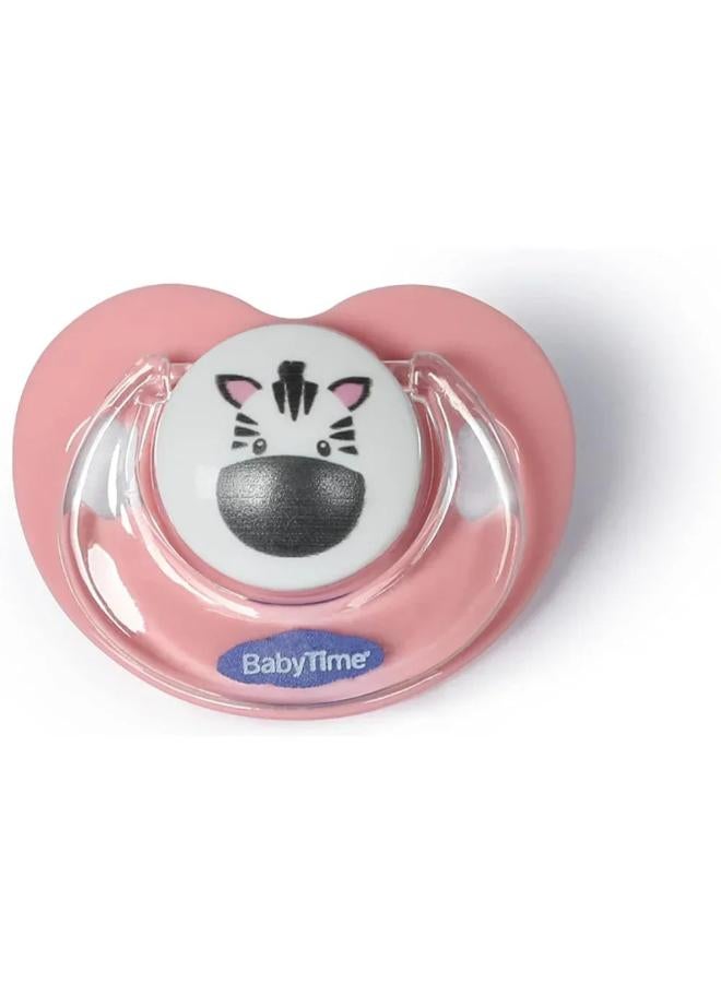 Baby Time Silicone Soother – Pink - Image 2