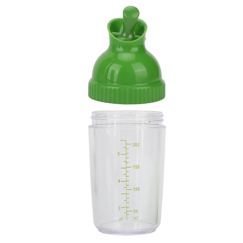 200ml Salad Dressing Shaker With Lid Airtight Leakproof One Hand Pouring Oil Bottle - Image 3