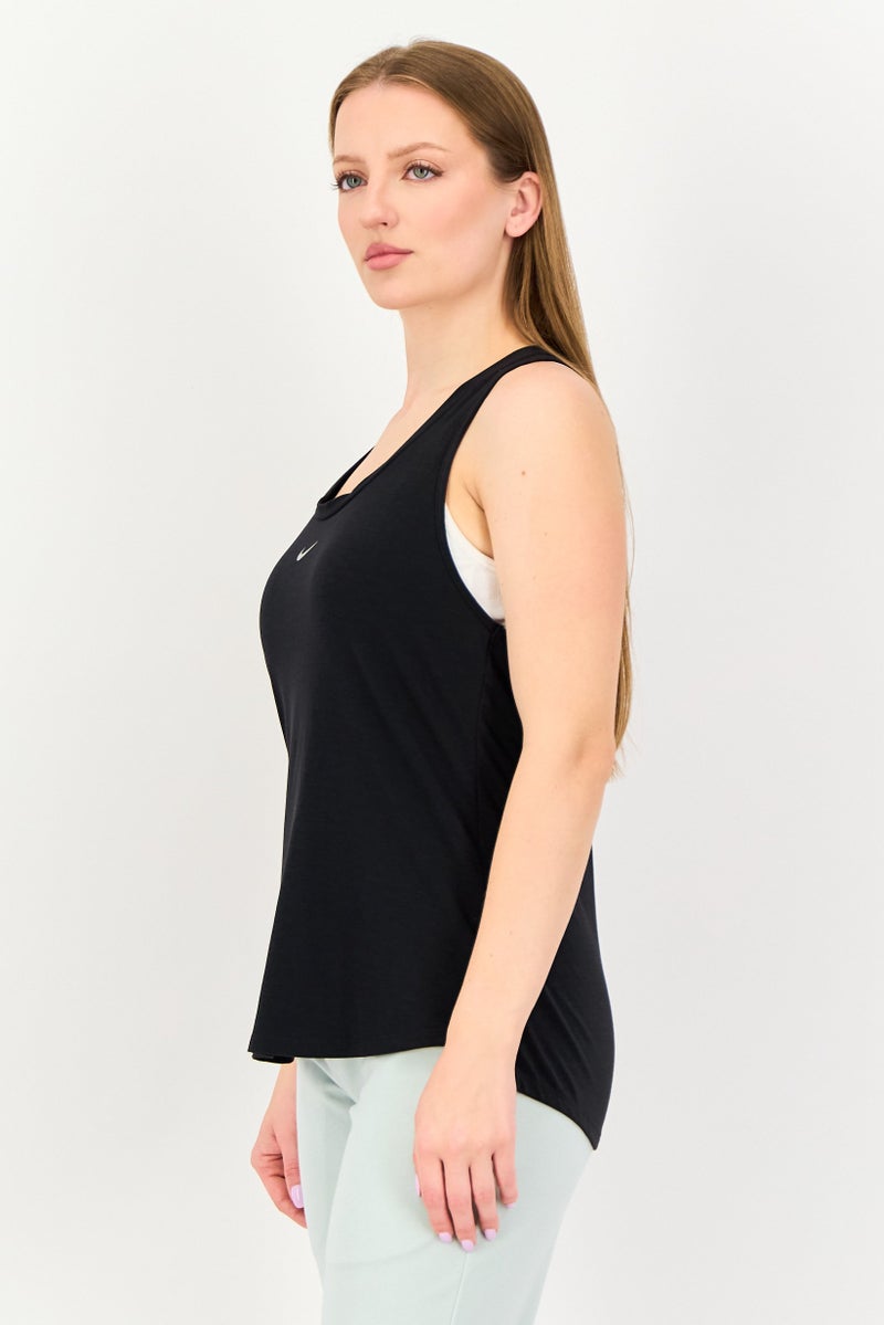 Nike Women Sportswear Fit Brand Logo Sleeveless Tank Top, Black - Image 2