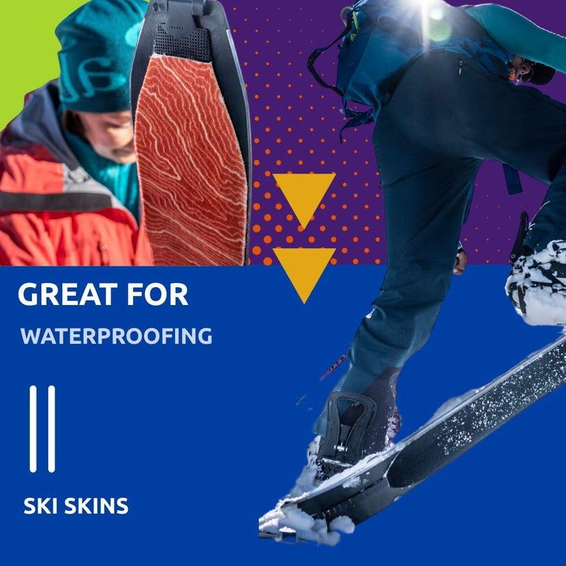 Nikwax Ski Skin Proof Waterproofing, Enhances Performance, Prevents Ice Build Up, Ski Care, Liquid Wax, Backcountry Skiing - Image 2