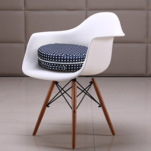 Zicac Kids' Anti-Slip Chair Seat Cushion- Dining Seat Pad Dismountable Round Seat Cushion (Blue Star) - Image 2