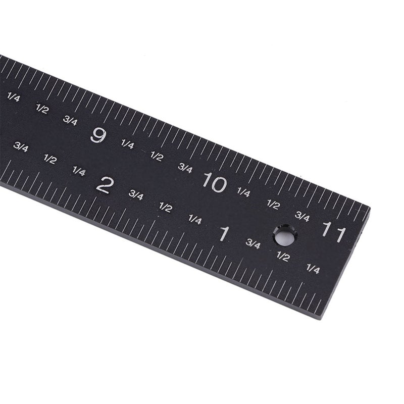 Woodworking T Ruler Woodworking Aluminum Alloy Wood Scriber Measure Scribing Ruler - Image 3