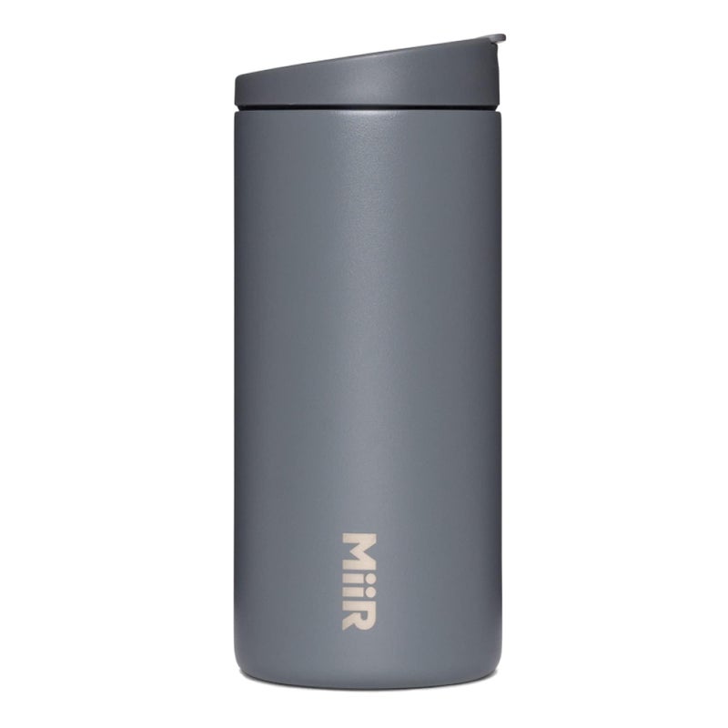 MiiR Flip Traveler 12oz  DoubleWall Vacuum Insulated with Leakproof Flip Lid BPAFree Stainless Steel Construction Insulated Tumbler for Hot or Cold Drinks
